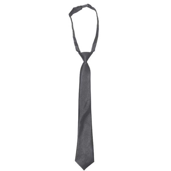 Pojkars justerbara enfärgad slips 36-50 cm