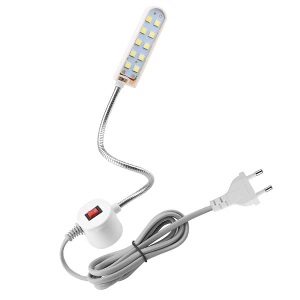 10Beads SMD  LED-ompelukone lamppu LED-magneetti ompelukone valo 6W