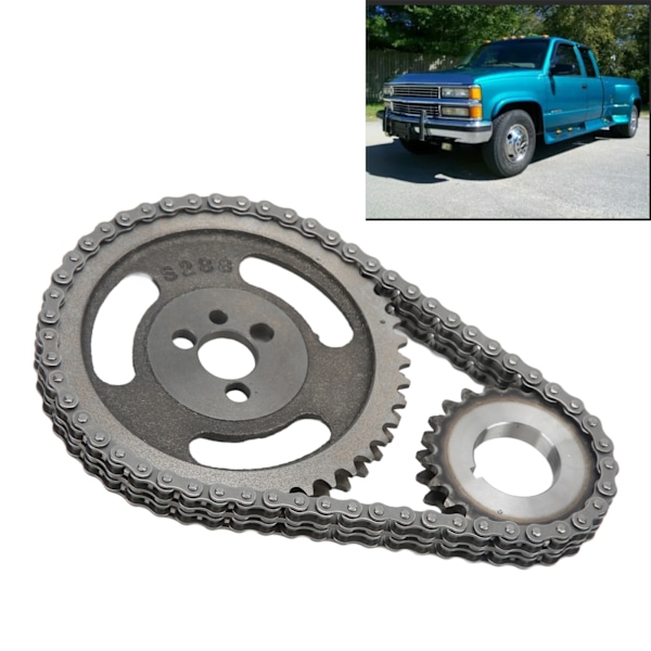 Timing Chain Set Side Engine 163s 73017 3023 Erstatning for Chevrolet SBC 5.7L 283 305 327 350 383 400