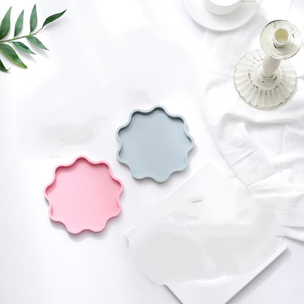 2 STK Krystal Dråbe Lim Diy Tryk Mudder Plade Svingbord,