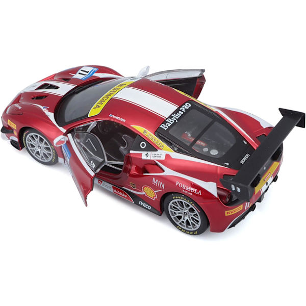 1:24 Racing 488 Challenge - Röd modellbil leksak för barn, Leksaker Födelsedagspresent till barn