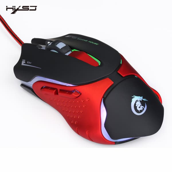 Kablet gamingmus, A903 farvebaggrundsbelysning, 3200DPI fire hastigheder