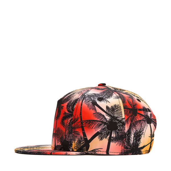 Klassisk Snapback-caps Hip Hop Flat Bill Visor Cap - Unisex Ad Red