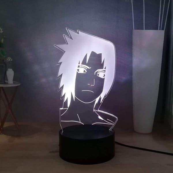 Naruto Kakashi Uchiha Sasuke 3D Illusion Natlampe Sm