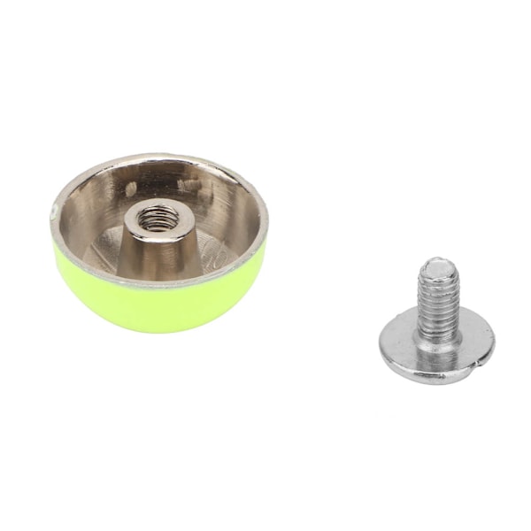 20 st DIY färgglada nitar för väskor, dekorationsprylar (fluorescerande grön)