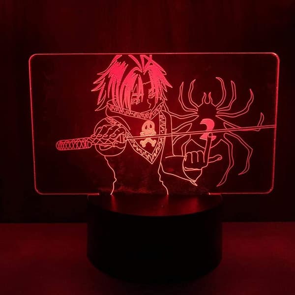 3D Illusjonslampe Anime Hunter X Hunter Feitan Lampe Nattlys