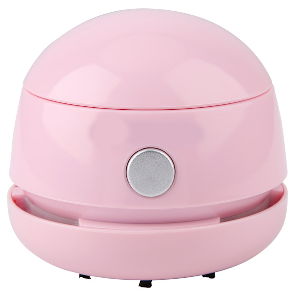 Mini gjenladbar bærbar skrivebordsstøvsuger støvsamler rengjøringsmaskin (rosa)
