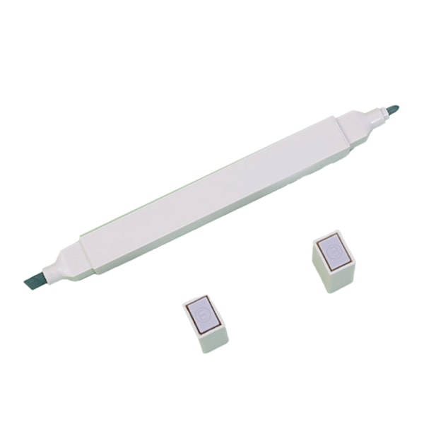 Cartoon Highlighter Dubbla Huvuden Eco Vänlig Luktfri Bärbar Antecknings Tagning Ljusa Levande Färg Brett Använd Antecknings PennaCool Grå
