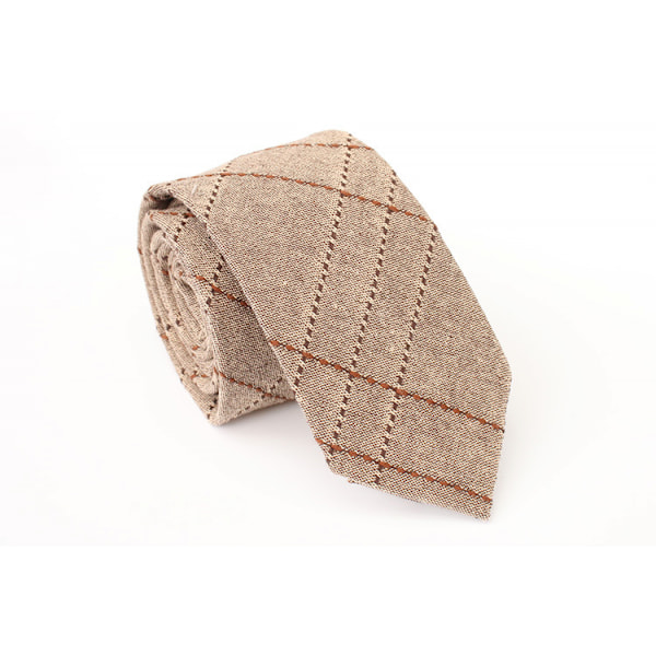 2.8\" (7 cm) ternet/stribet slips Tartan vævet TR materiale slips