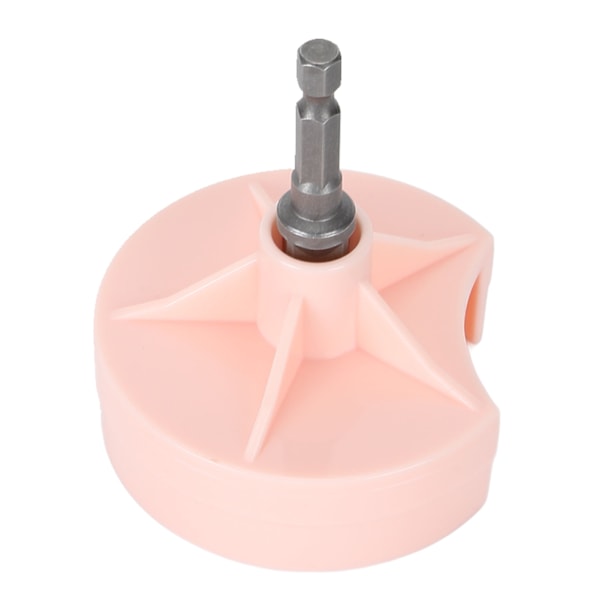 Strikke maskin adapter rask strikk utskiftbar hekle maskin adapter med sekskant bit DIY nål hekle drill kraftfeste rosa