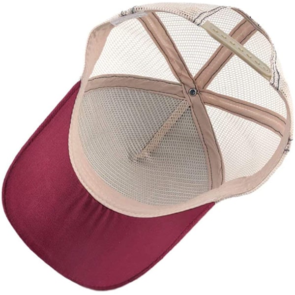 Unisex Djur Mesh Trucker Hat Snapback Broderad Patch Ba A