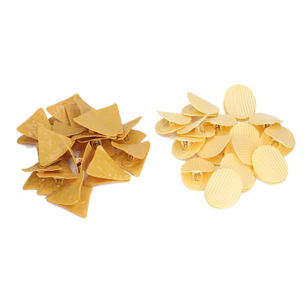 30 stk. søde chip clips runde trekant opbevaring chip clips snack forsegling clips syning clips kontor billet clips