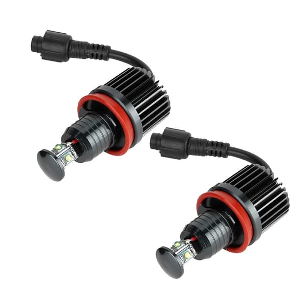 2 st För H8 40W Super Ljusa Angel Eyes Dimljus LED-lampor Passar för E91 E92 E93