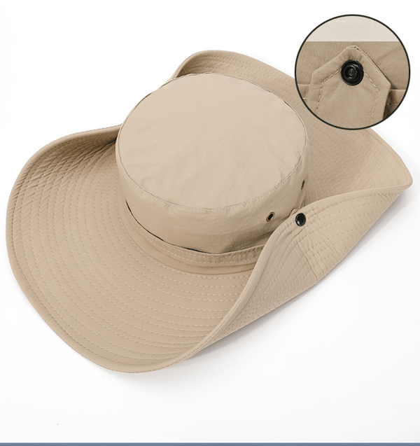Solhatt i bomull UV-skydd Sommarhattar Strandhatt Safari Bo Q