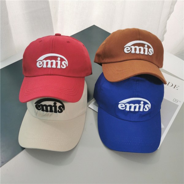 Hatt Brev Broderad Justerbar Baseballkeps Blue