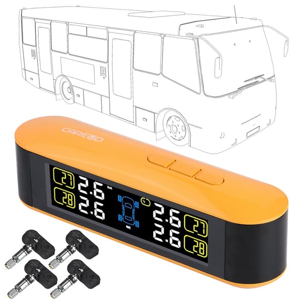 Dekktrykkovervåking for bil med 4 interne sensorer TPMS