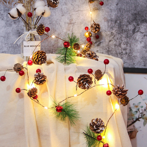 Dazzle Bright Tallkottar Julgransljus, 20 LED-lampor