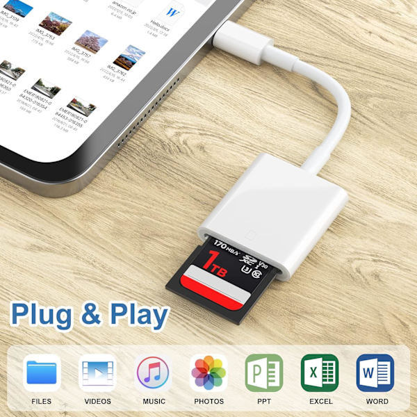 2 st USB C SD-kortläsare, Tiansong Memroy-kortläsare Trail Camera Viewer för Android Type C OTG-enhet Bärbar SD-kortadapter för MacBook Air/Pro