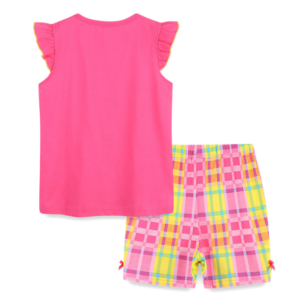 Vattenmelon flickors pyjamas set 2-delad rosa, L