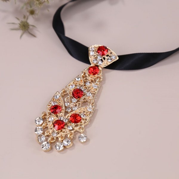 Diamantflugor - Förbundna paljettflugor med justerbar längd - Red