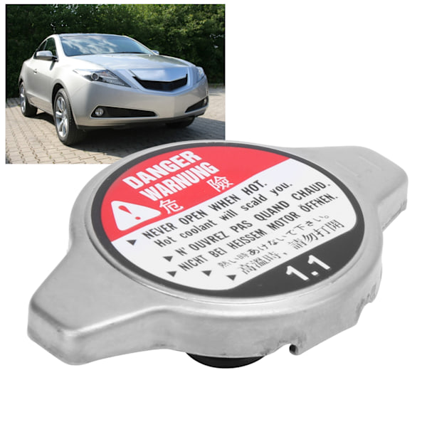 Bilradiatorhætte 19045‑RAA‑003 1640131520 Aluminium Legering Udskiftning til ACURA 1992‑2019
