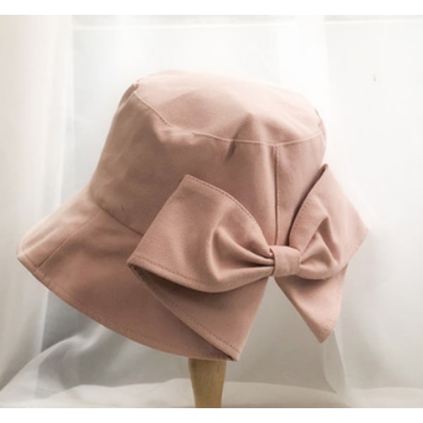 Rosetthatt damhatt med stor brätte tidig vårfiskarhatt en Pink