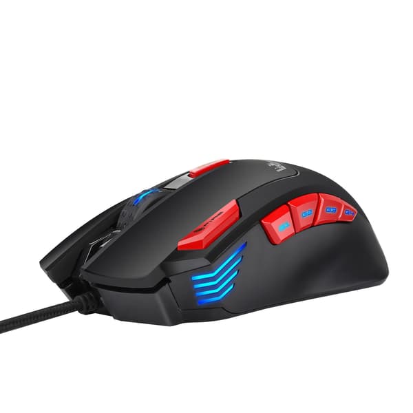 S800 gamingmus med makrodefinition, 9 programmerbare knapper