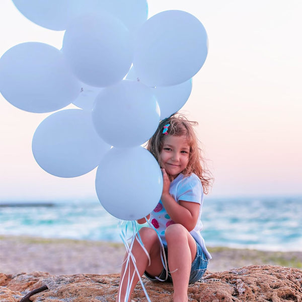 129 stk. Retro Blå Balloner Forskellige Størrelser 18 12 10 5 Tommer Latex Dusty Blå Ballon Garland Arch til Fest Dekoration Køn Afsløring Graduering Fødselsdag Retro Blue