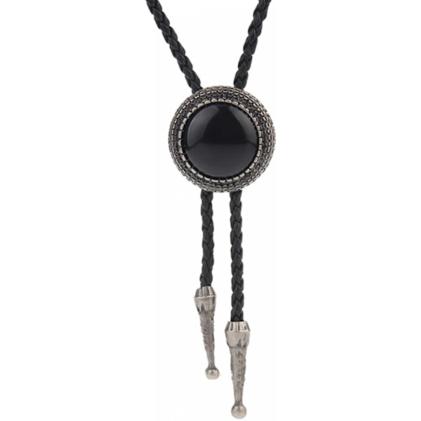 Native American Bolo Tie Rodeo Cowboy Läder Halsduk Wester B