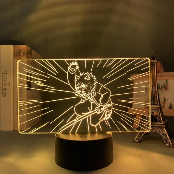 Demon Slayer Kamado Nezuko 3D Illusjon Nattlampe, Crea
