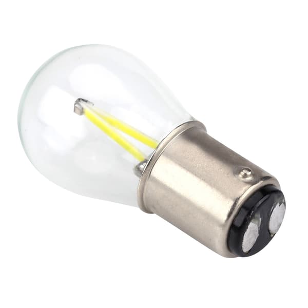 Par 1157 Glas Strobe COB LED Bil Blinkers Bakljus Bromsljus Vit Ljus