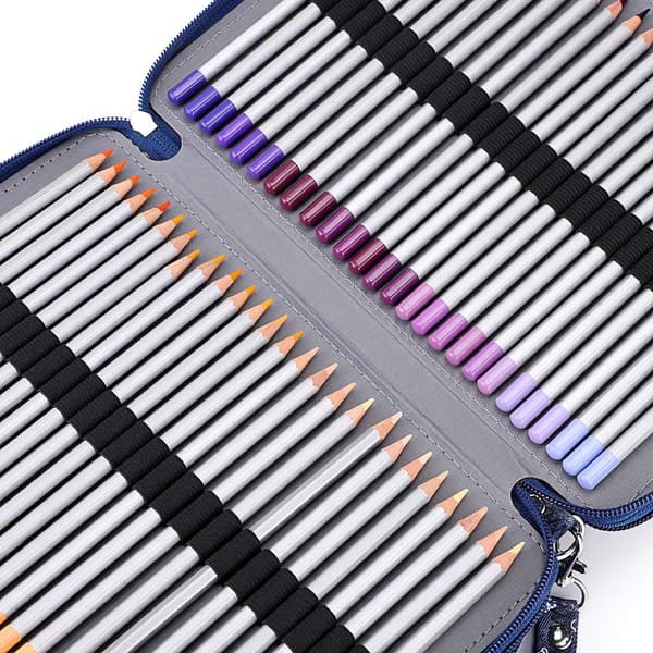 Farveblyantetui - 200 rum blyantholder pen taske stor C D