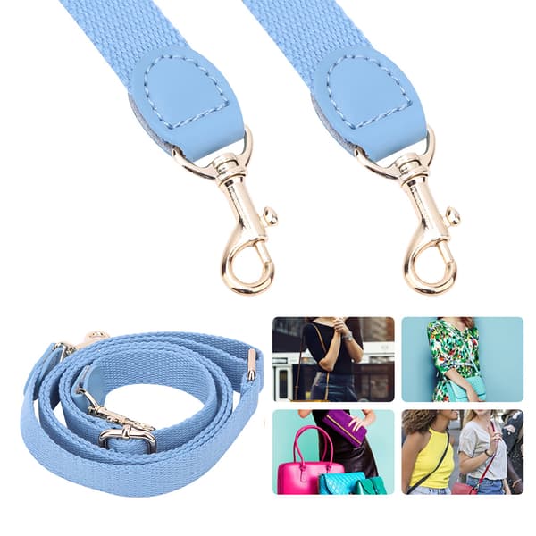 Handgjorda DIY-resväskor Justerbar Crossbody-väska Läderrem för CBD065-066Tranquil Blue