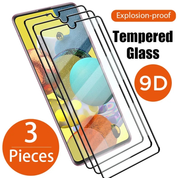 3st skärmskydd Samsung Galaxy A51 härdat glas