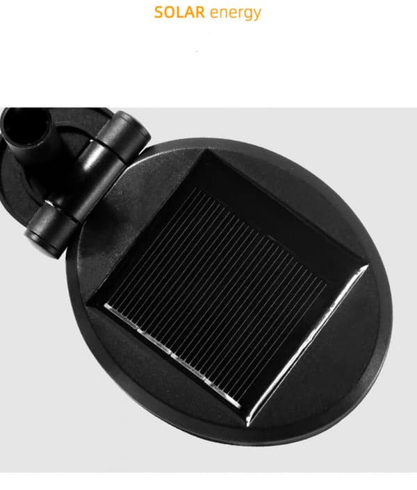 Utomhus solcellslampor, 1-pack solcellslampor för trädgård, vattentäta C