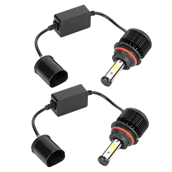 X6-COB Bil LED Forlygter 9004 8000LM Høj Lysstyrke Hvidt Lyskilde LED Pærer