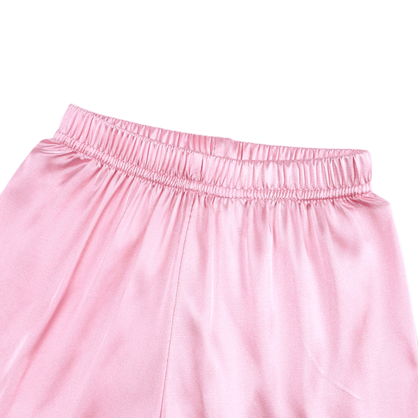 Korte satin pyjamaser til små drenge og piger, sæt, L(XTZ8380P)