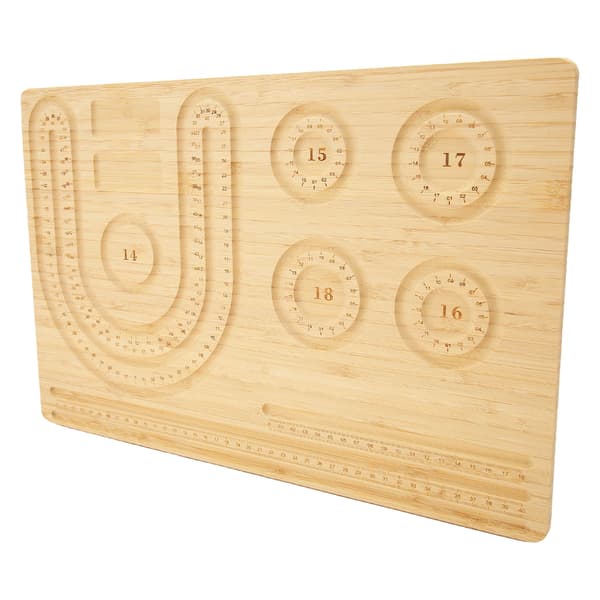 Perleplade Retro Klar Skala Smykkedesign Måtte Perleplade Bræt til DIY Armbånd Halskæde