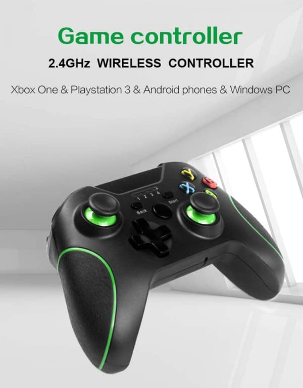 Trådløs kontroller med mottaker for Xbox One, 2.4GHZ Trådløs