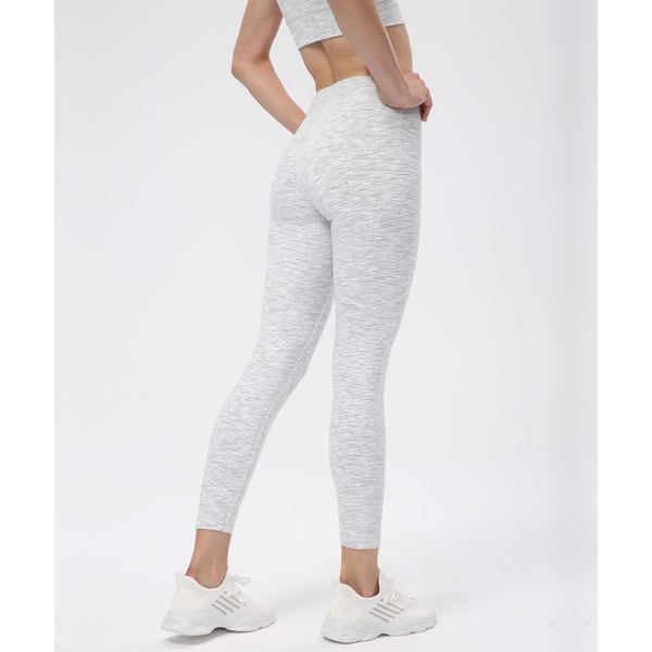 Stretch-Workout Leggings med Hög Midja och Magkontroll (XL)