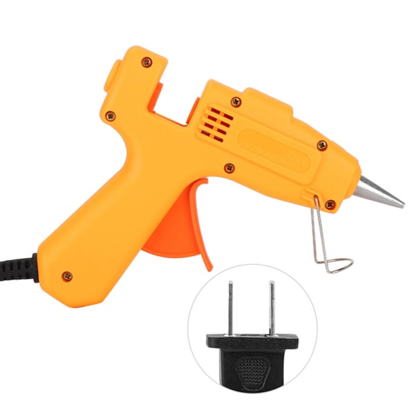 20W Professionell Mini Elektrisk Värme Smältlim Verktyg DIY Värmeverktyg Gul 100‑240VUS Plugg