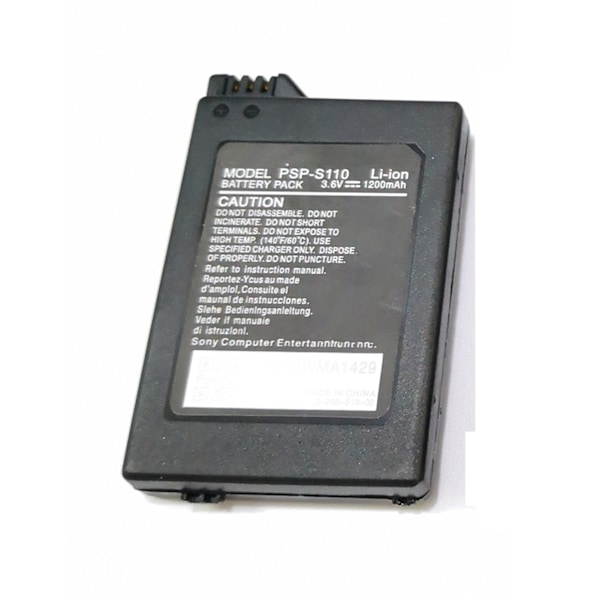Universal erstatningsbatteri for PSP 1200mAh Litium-ion batteritilbehør for PSP-spillkonsoller 3.6V