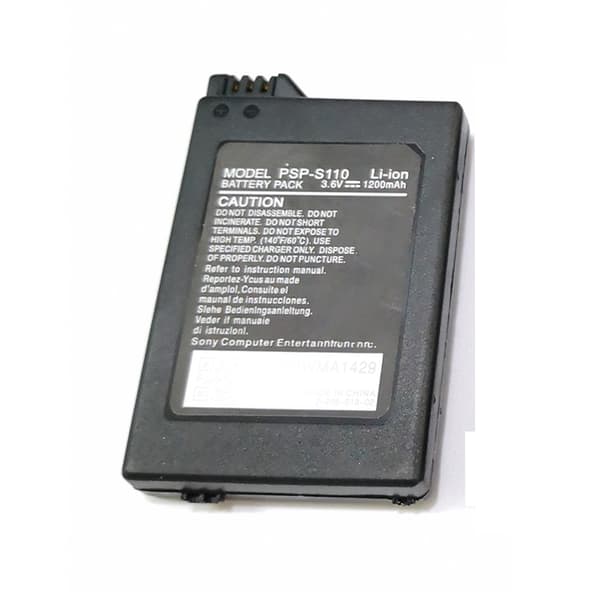 Universal erstatningsbatteri til PSP 1200mAh Lithium-ion batteritilbehør til PSP-spilkonsoller 3,6V