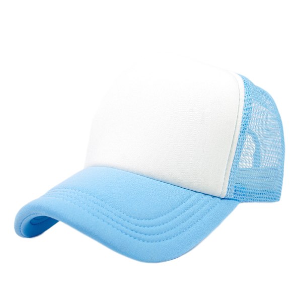 Tvåfärgad Trucker Hat Sommar Mesh Cap med Justerbar Snapbac W