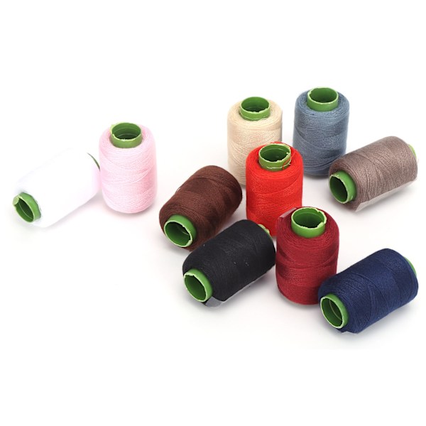 10 kpl ompelulankaa Kotitalouspolyesterilangat DIY-kirjontakoneprojektiin