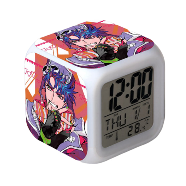 Anime Alarmklocka One Piece LED Kvadratklocka Digi 10