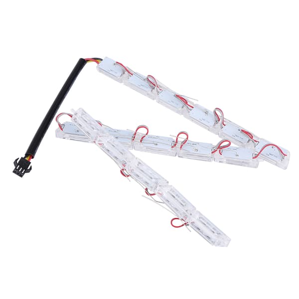 2 stk LED-Strips Lygter Dagkørelys DRL Blinklys 16-LED Modul