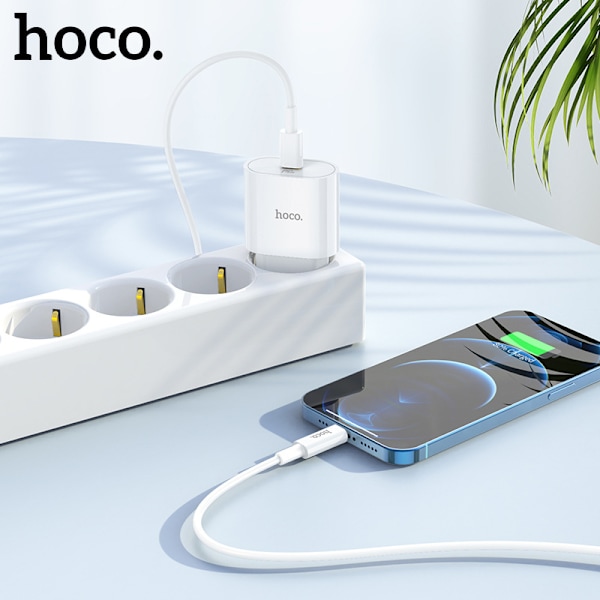 hoco. C94A enkelports PD20W laddare europeisk standard suita