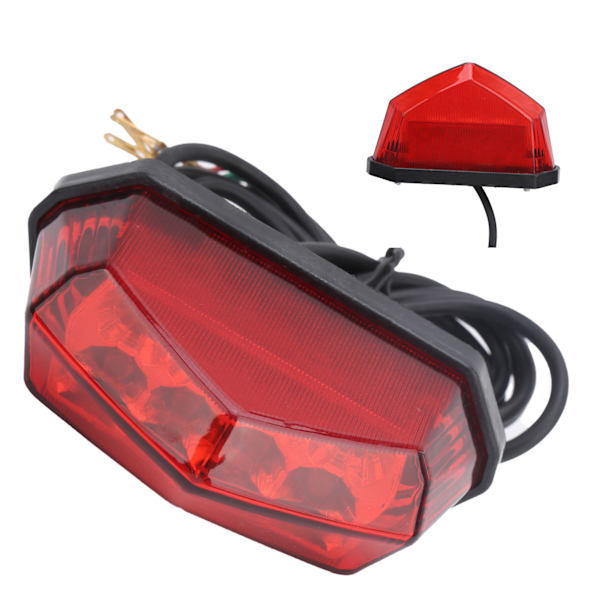 LED-jarruvalo takavalo 12-15V, matala virrankulutus, universaali maastopyörään