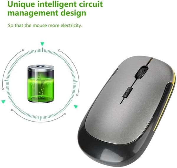 Optisk mus, justerbar mini USB optisk trådløs mus